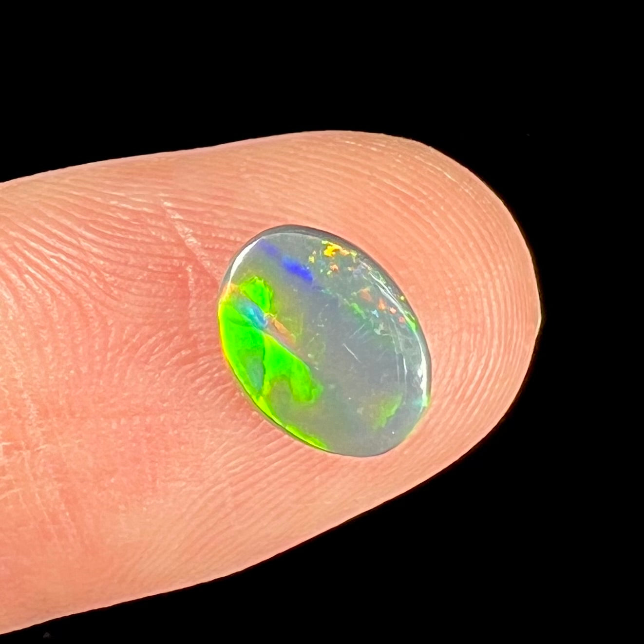 Order Parcel Cut Opal From Lightning Ridge, Black Opal Country - Blc01494