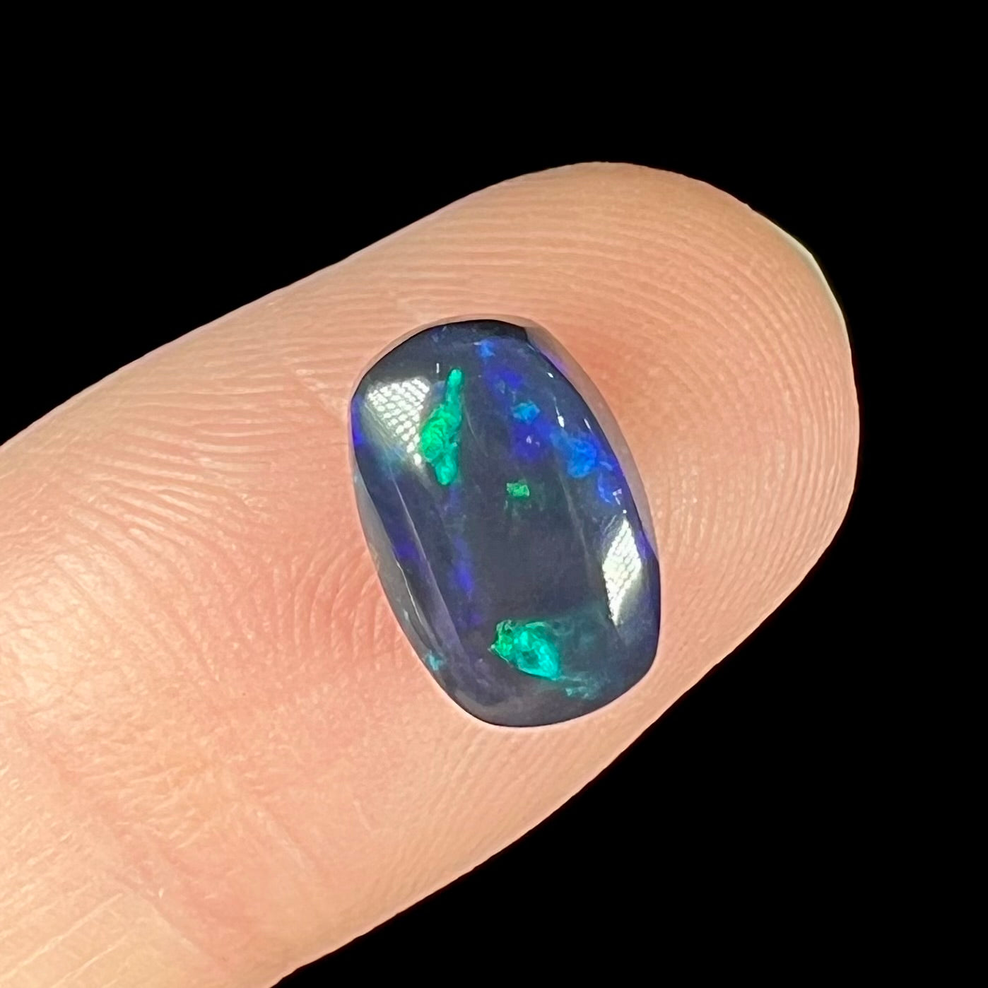 Single buying Cut Dark Opal From Lightning Ridge, Black Opal Country - Blc1447