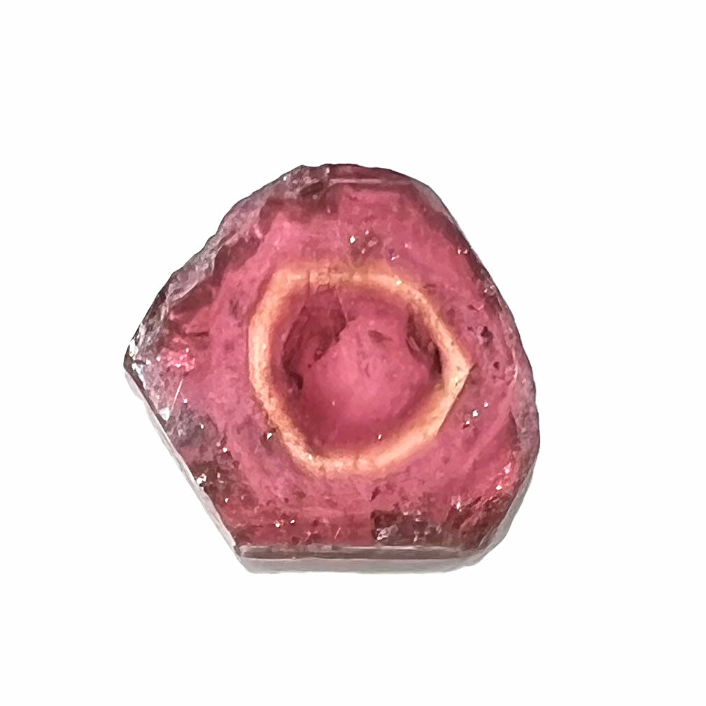 Pink Tourmaline Crystal, orders Barzil (slice/cab)