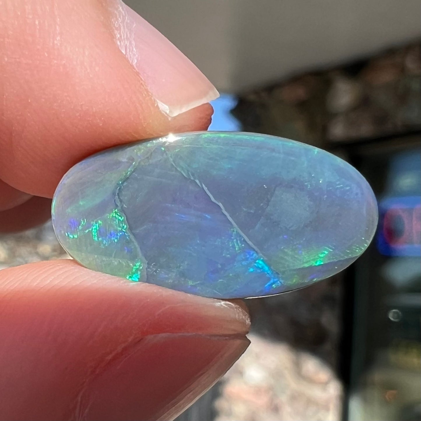 5.10ct Lightning Ridge Black Opal | #E228