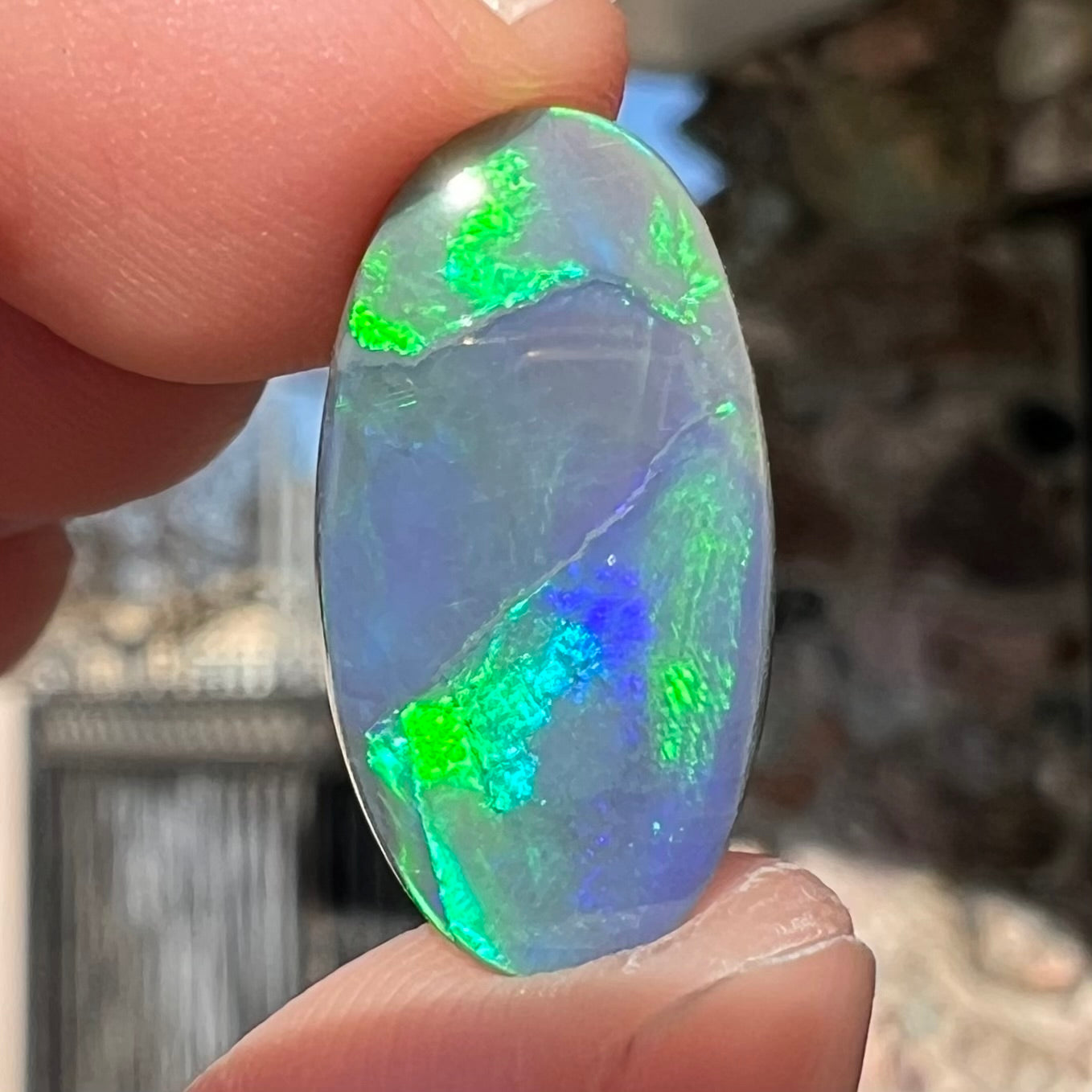 5.10ct Lightning Ridge Black Opal | #E228