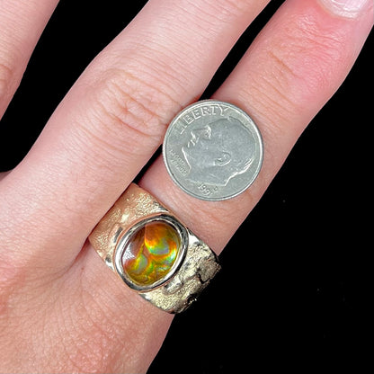 Z2- Custom Fire Agate Ring Project Portal