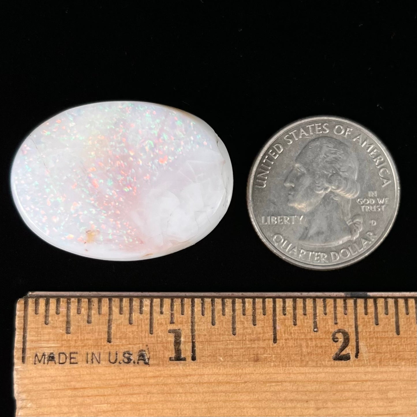 61.90ct Double-Sided Spencer Opal, crazed | #E225