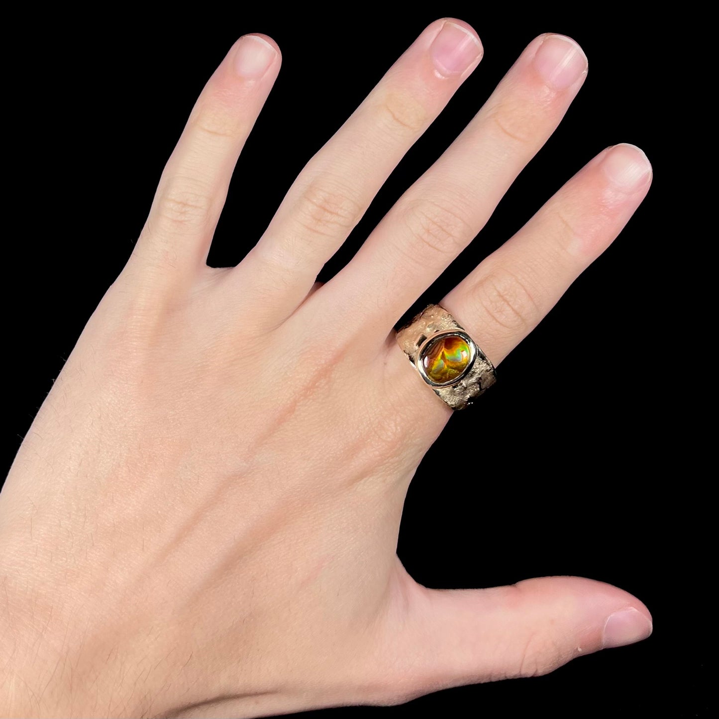 Z2- Custom Fire Agate Ring Project Portal