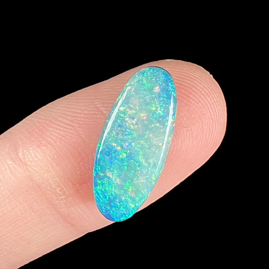 3.77ct Semi-Black Opal Doublet | #E213