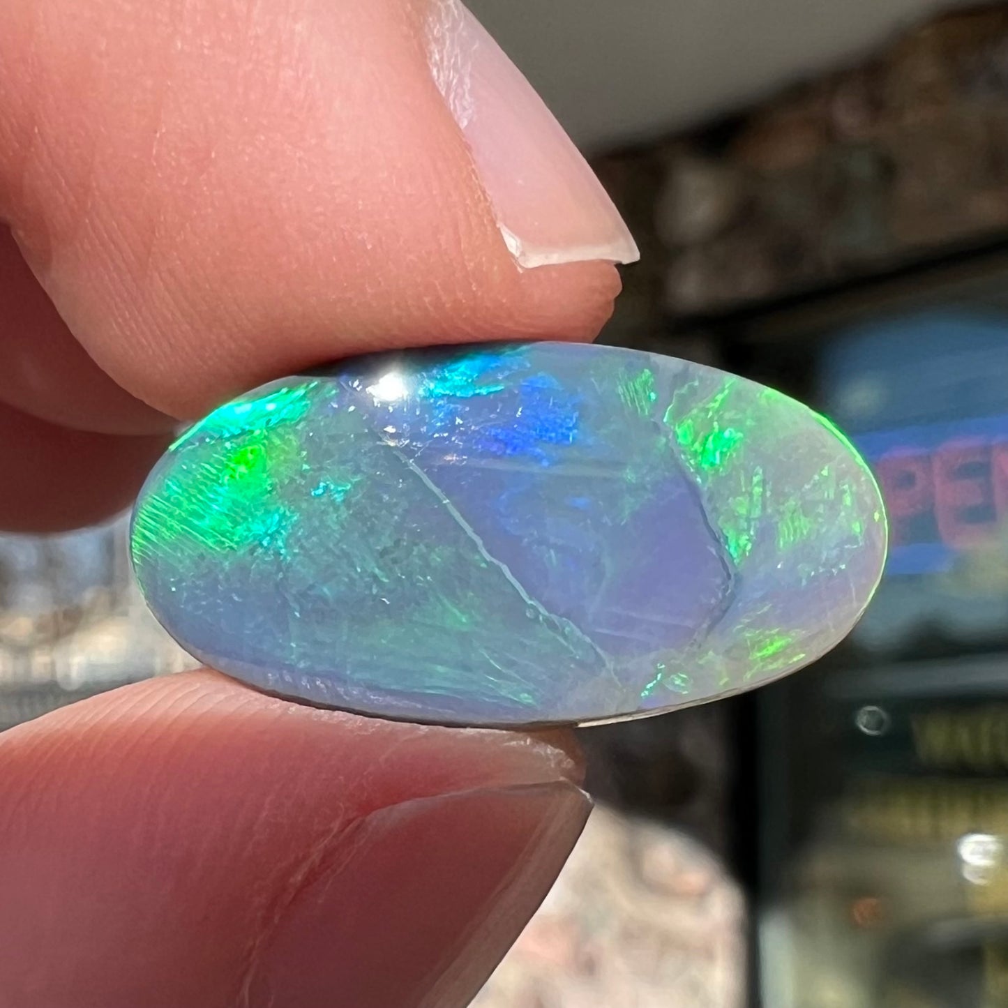 5.10ct Lightning Ridge Black Opal | #E228