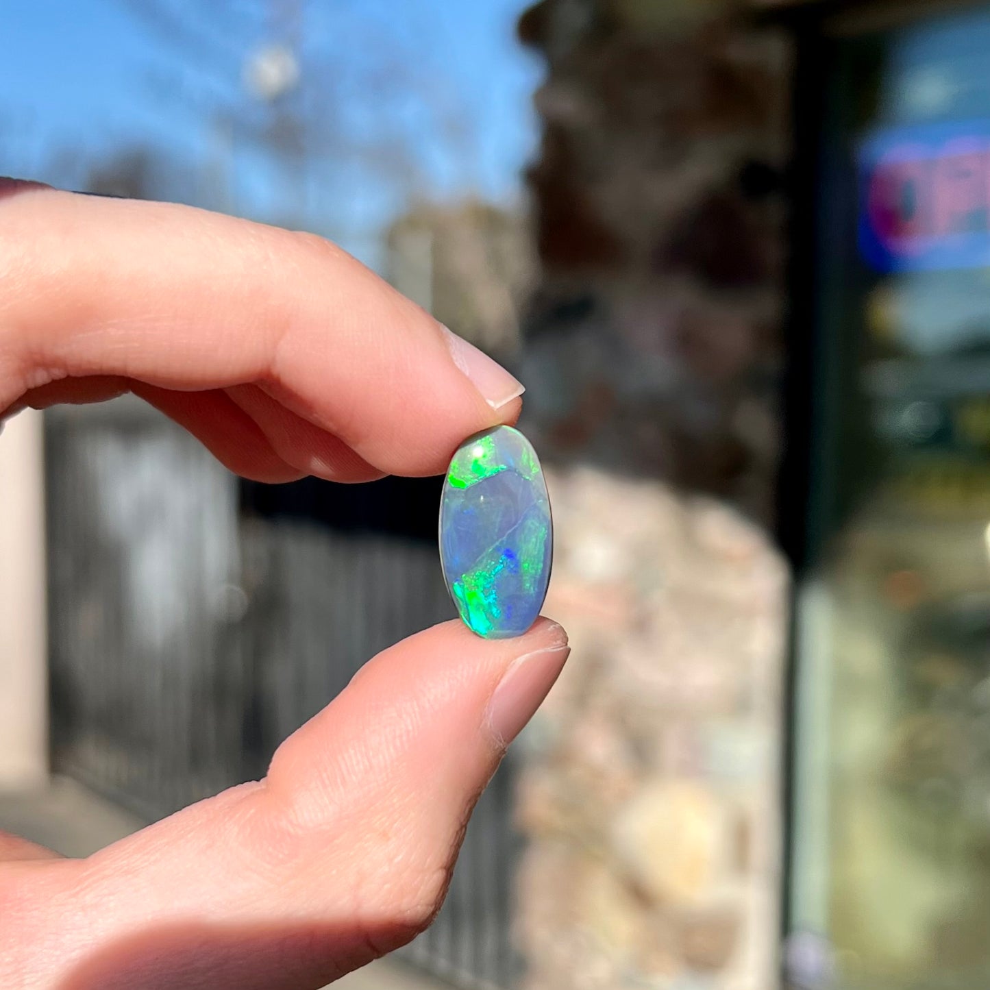 5.10ct Lightning Ridge Black Opal | #E228