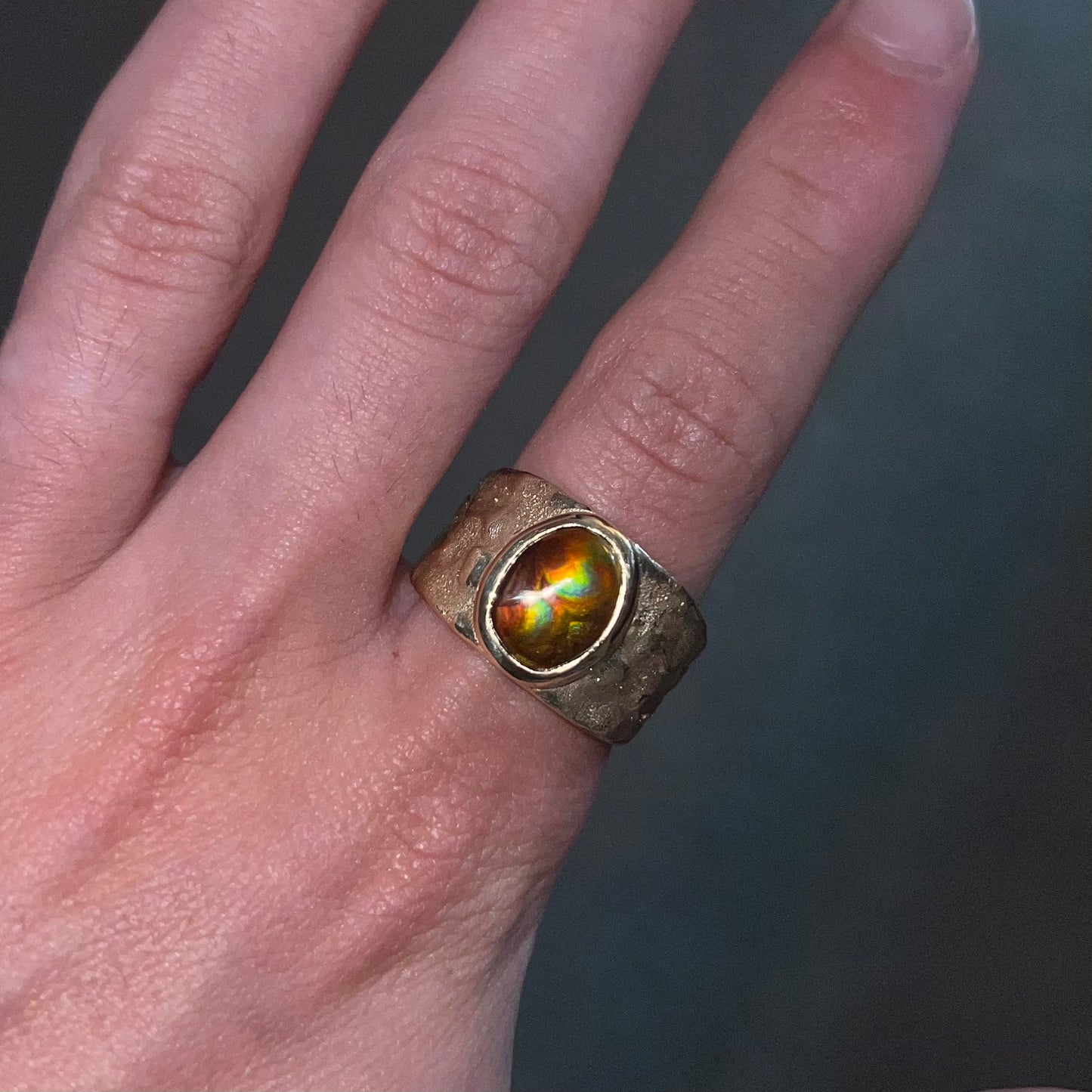 Z2- Custom Fire Agate Ring Project Portal