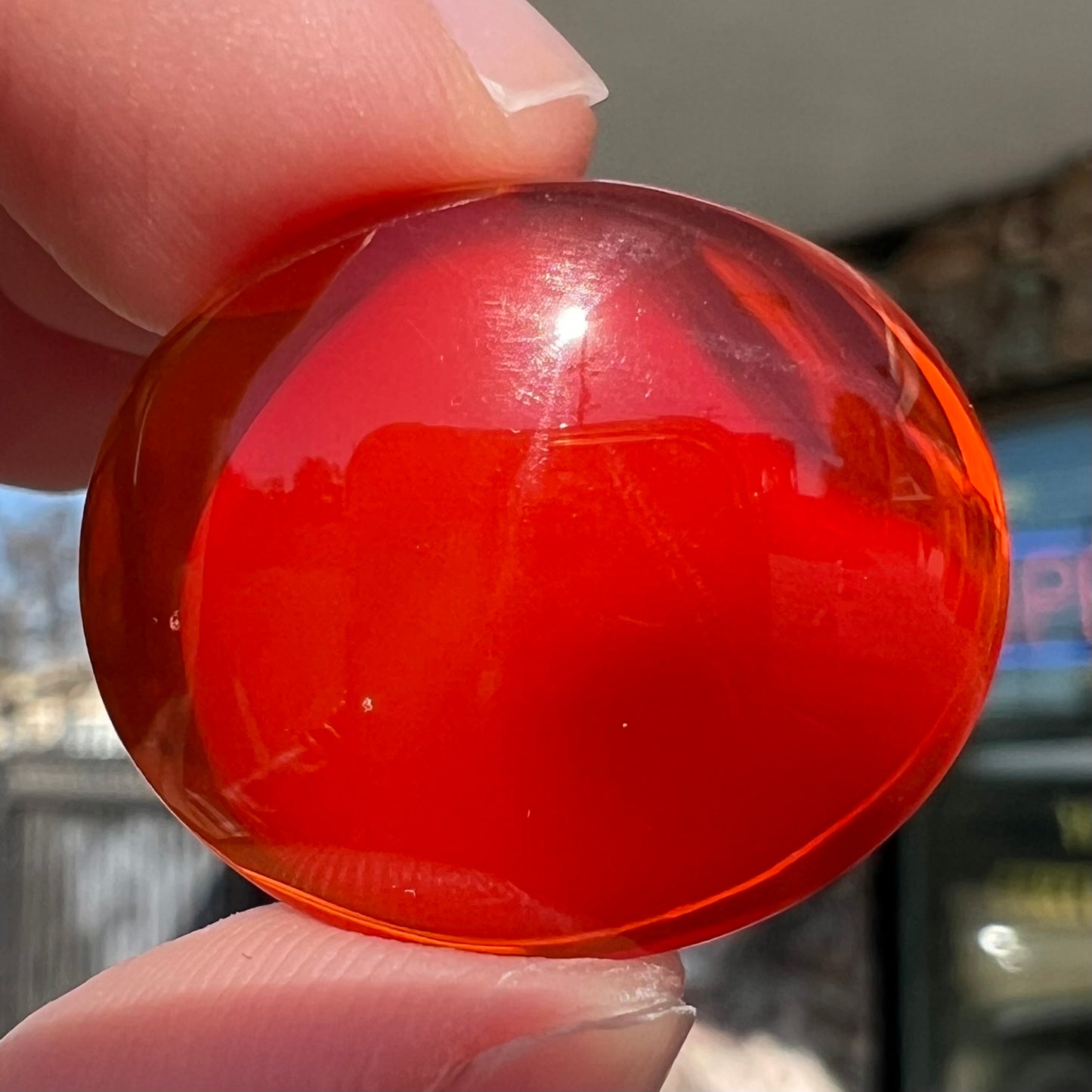 19.43ct Mexican Fire Opal | #E221