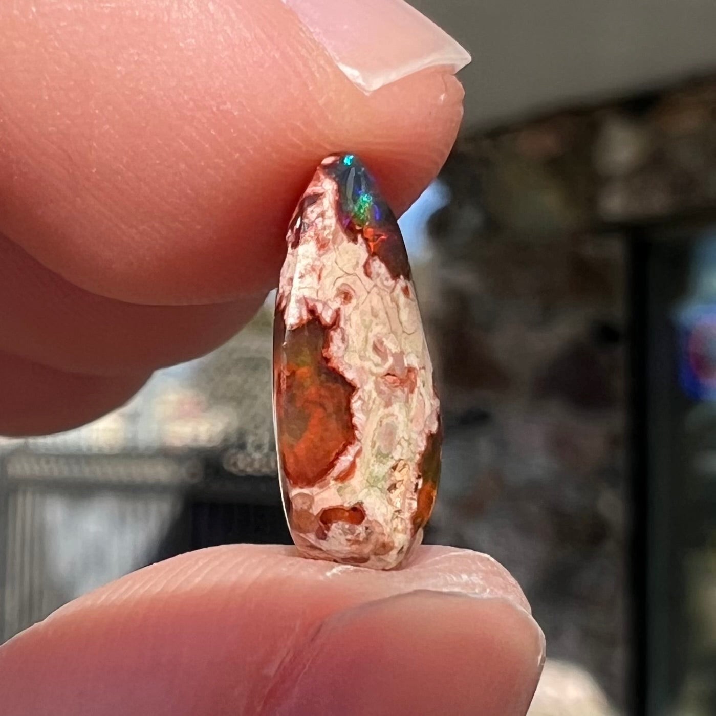 3.79ct Mexican Cantera Fire Opal | #E220