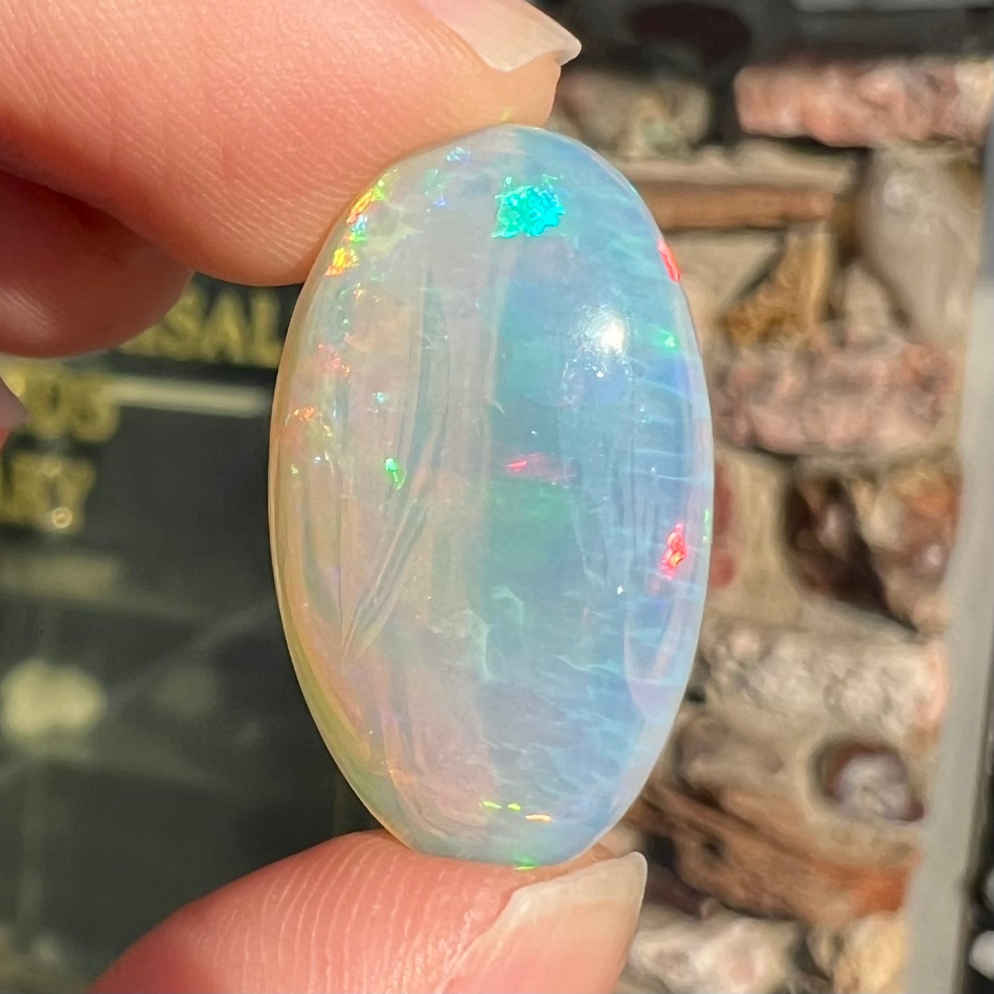 12.88ct Ethiopian Crystal Fire Opal | #E198 | "Liquid Water"