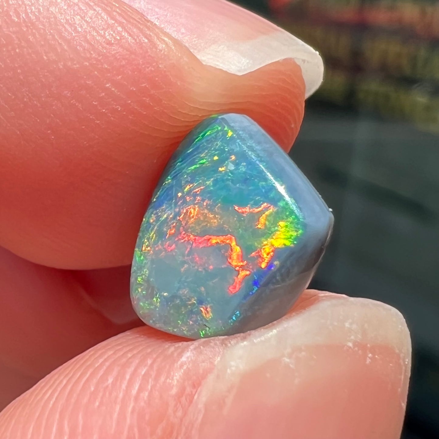 1.75ct Lightning Ridge Semi-Black Opal | #E56