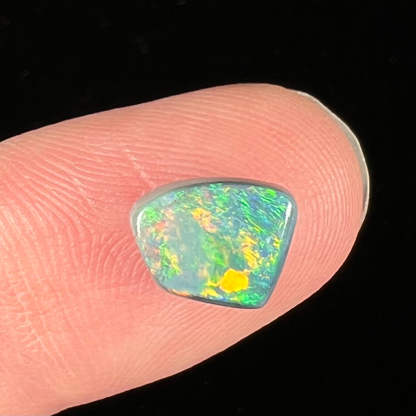 1.75ct Lightning Ridge Semi-Black Opal | #E56