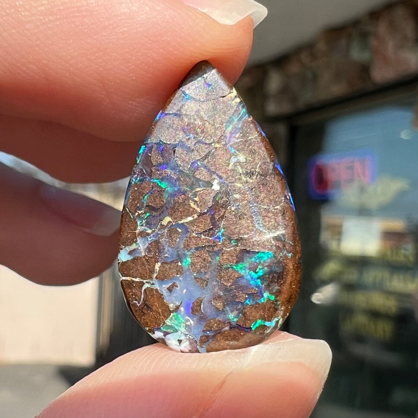 9.59ct Koroit Boulder Matrix Opal | #E207