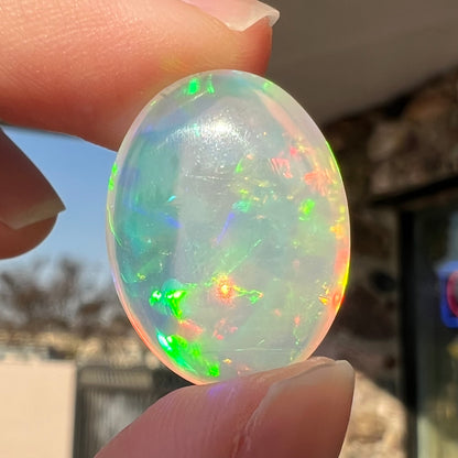 15.33ct Ethiopian Crystal Fire Opal | #E193