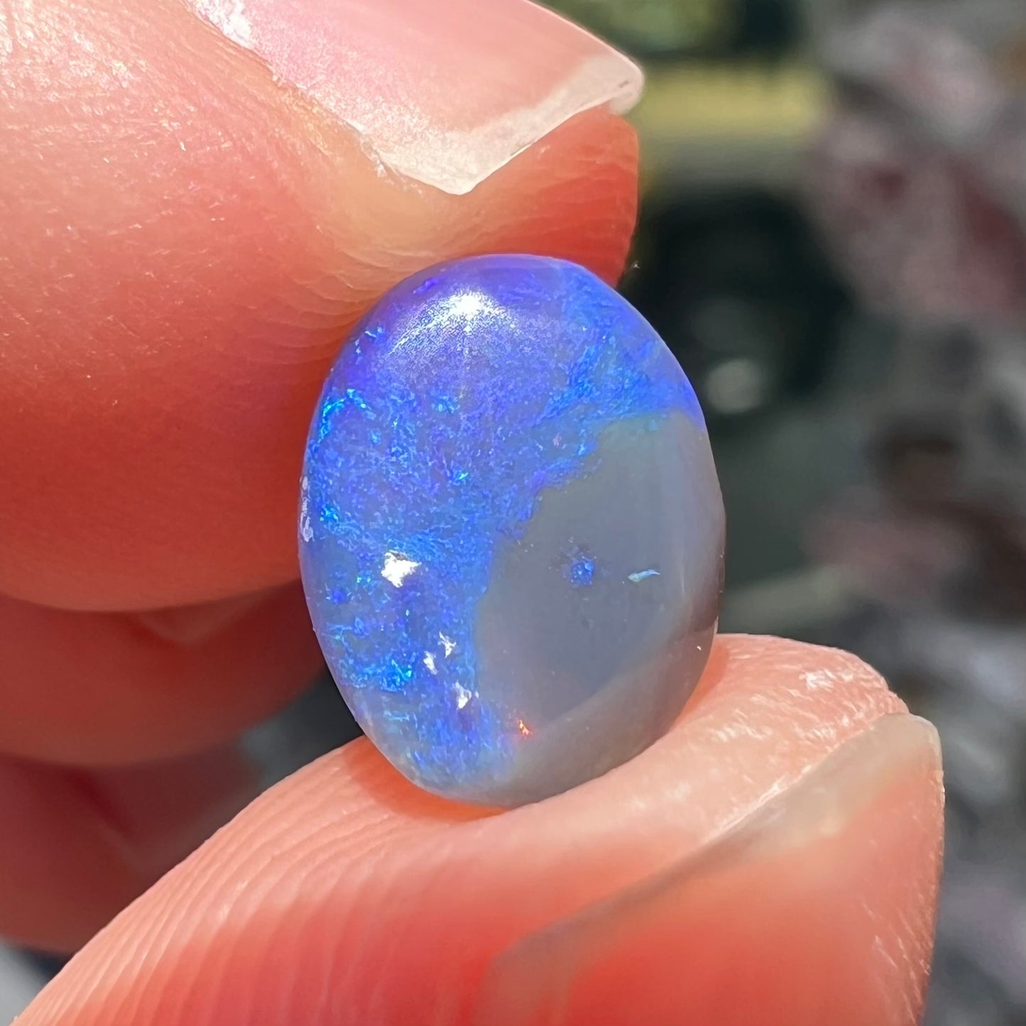 1.41ct Lightning Ridge Black Crystal Opal | #E65