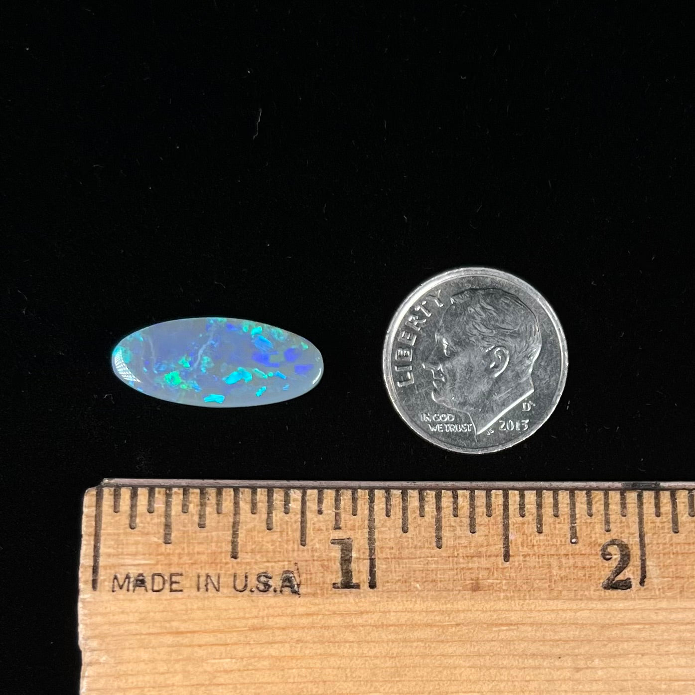 5.24ct Lightning Ridge Black Opal | #E183