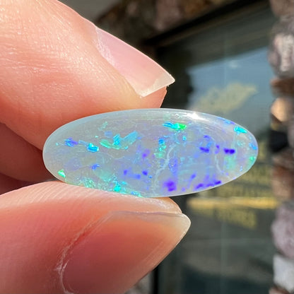 5.24ct Lightning Ridge Black Opal | #E183