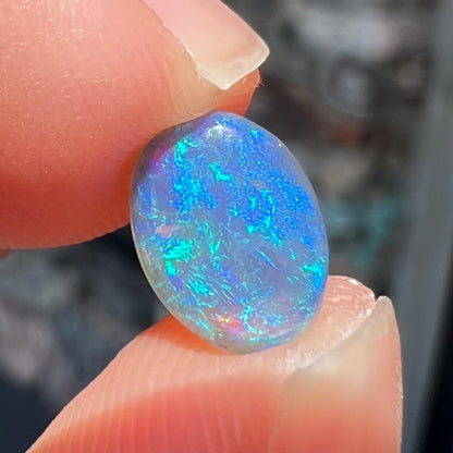 1.41ct Lightning Ridge Black Crystal Opal | #E65