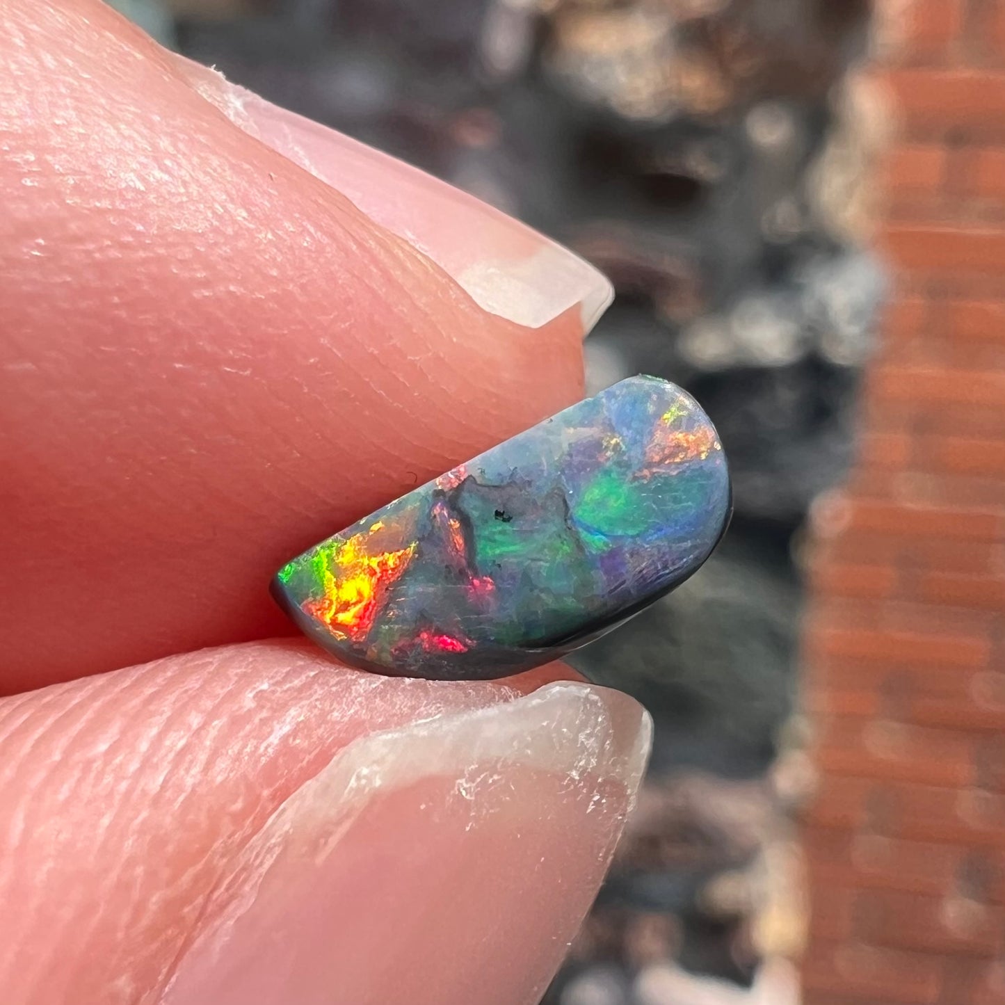 0.96ct Lightning Ridge Black Opal | #E54