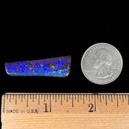 22.99ct Quilpie Black Boulder Opal | #E187