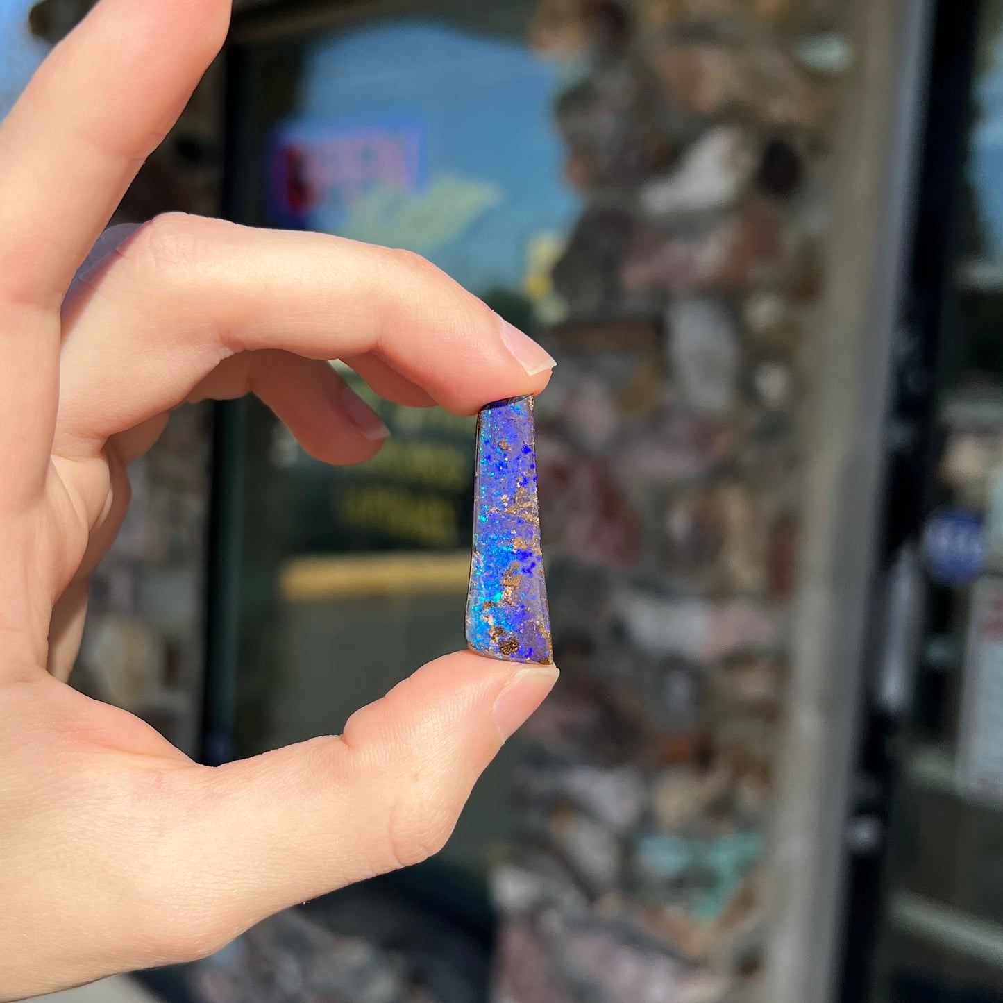 22.99ct Quilpie Black Boulder Opal | #E187