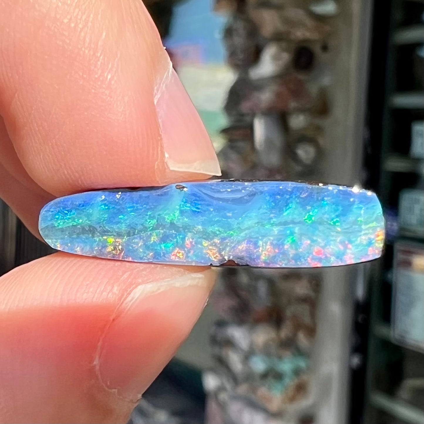 7.67ct Bull's Creek Boulder Opal | #E180 | "The Rainbow Collection"