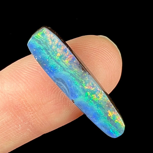 7.67ct Bull's Creek Boulder Opal | #E180 | "The Rainbow Collection"