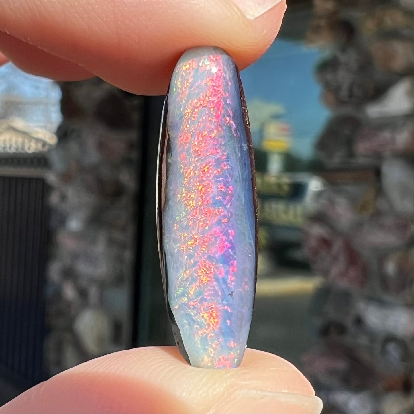 7.97ct Bull's Creek Boulder Opal | #E177 | "The Rainbow Collection"