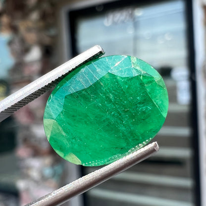4.23ct Emerald, Oval Cut