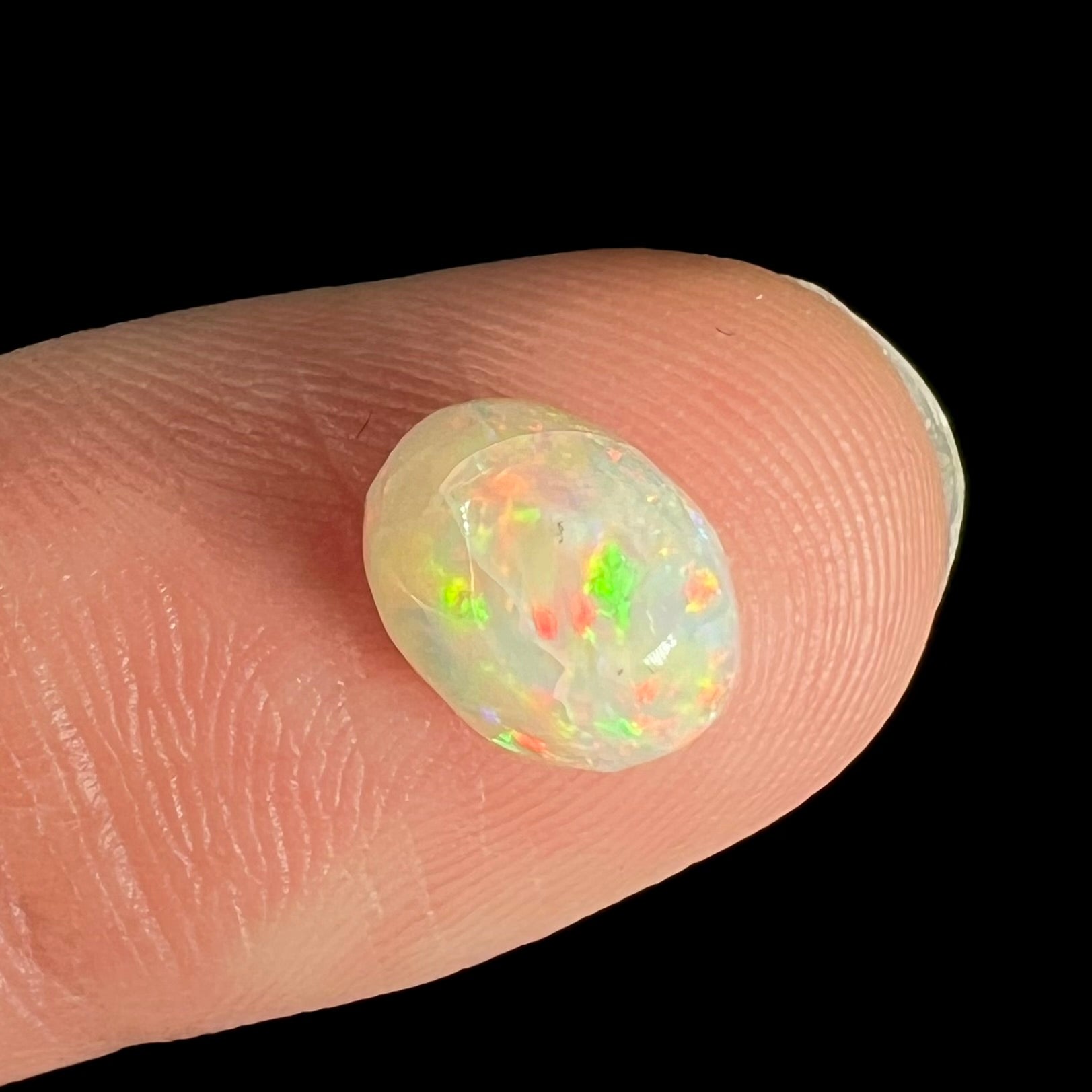 A beautiful outlet teardrop white opal from Coober Pedy South Australia reduced for Christmas