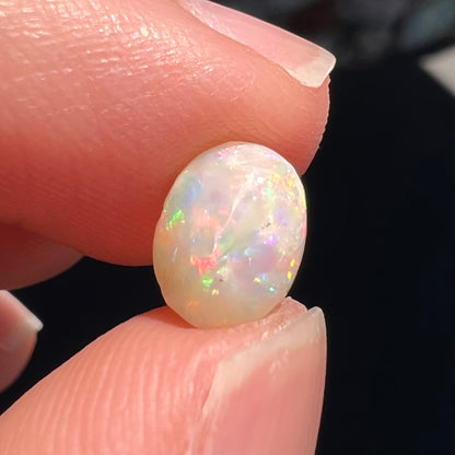 1.43ct Coober Pedy White Opal, crazed | #E73