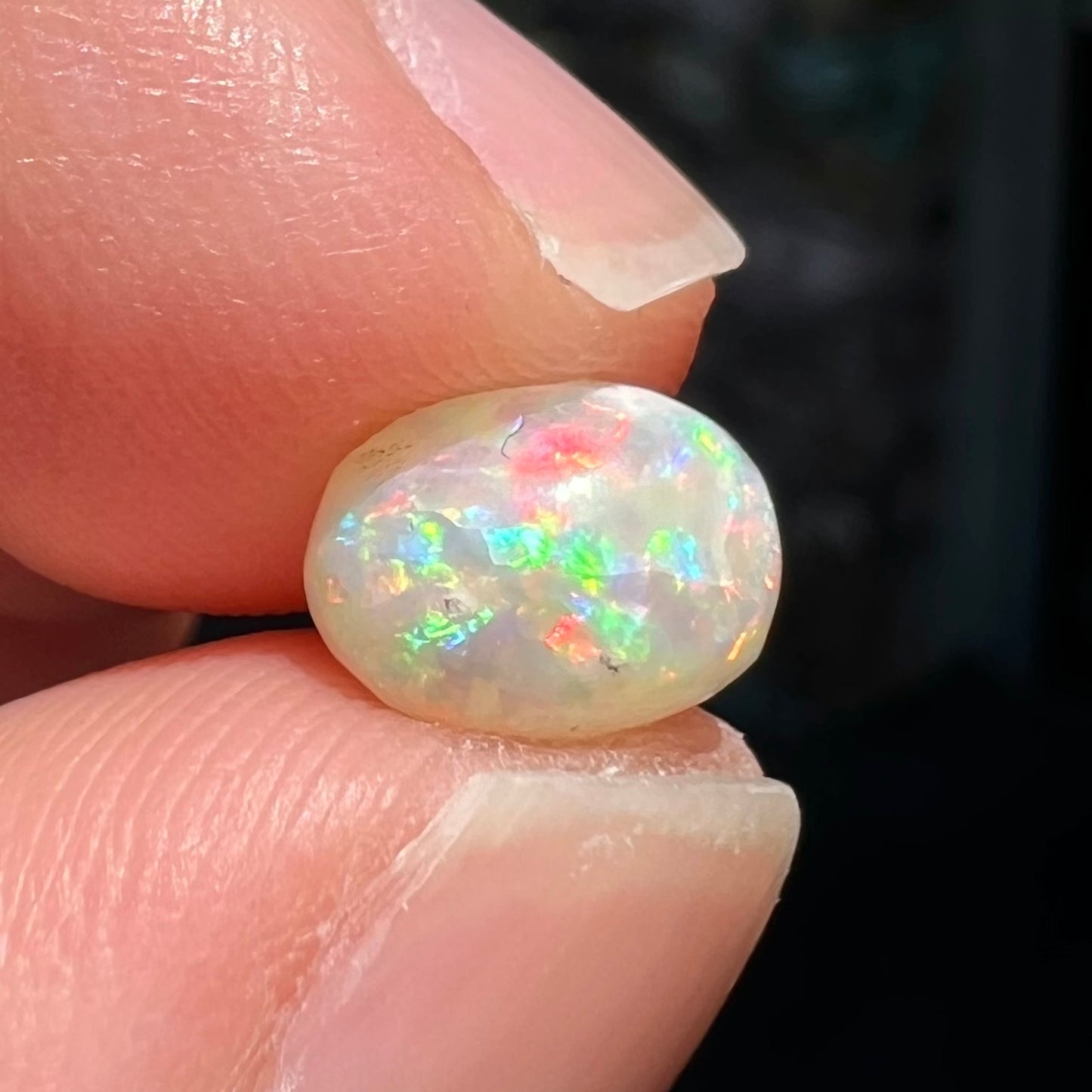 1.43ct Coober Pedy White Opal, crazed | #E73