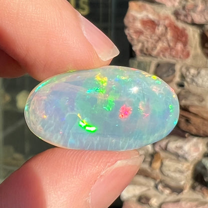 12.88ct Ethiopian Crystal Fire Opal | #E198 | "Liquid Water"