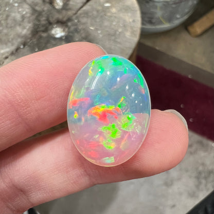 15.33ct Ethiopian Crystal Fire Opal | #E193