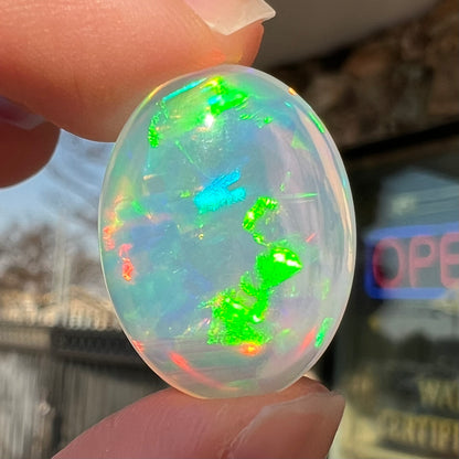 15.33ct Ethiopian Crystal Fire Opal | #E193