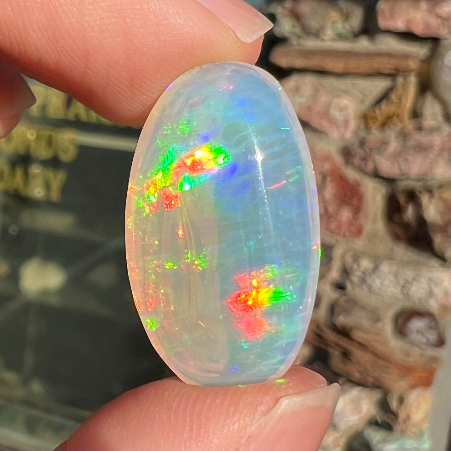 12.88ct Ethiopian Crystal Fire Opal | #E198 | "Liquid Water"