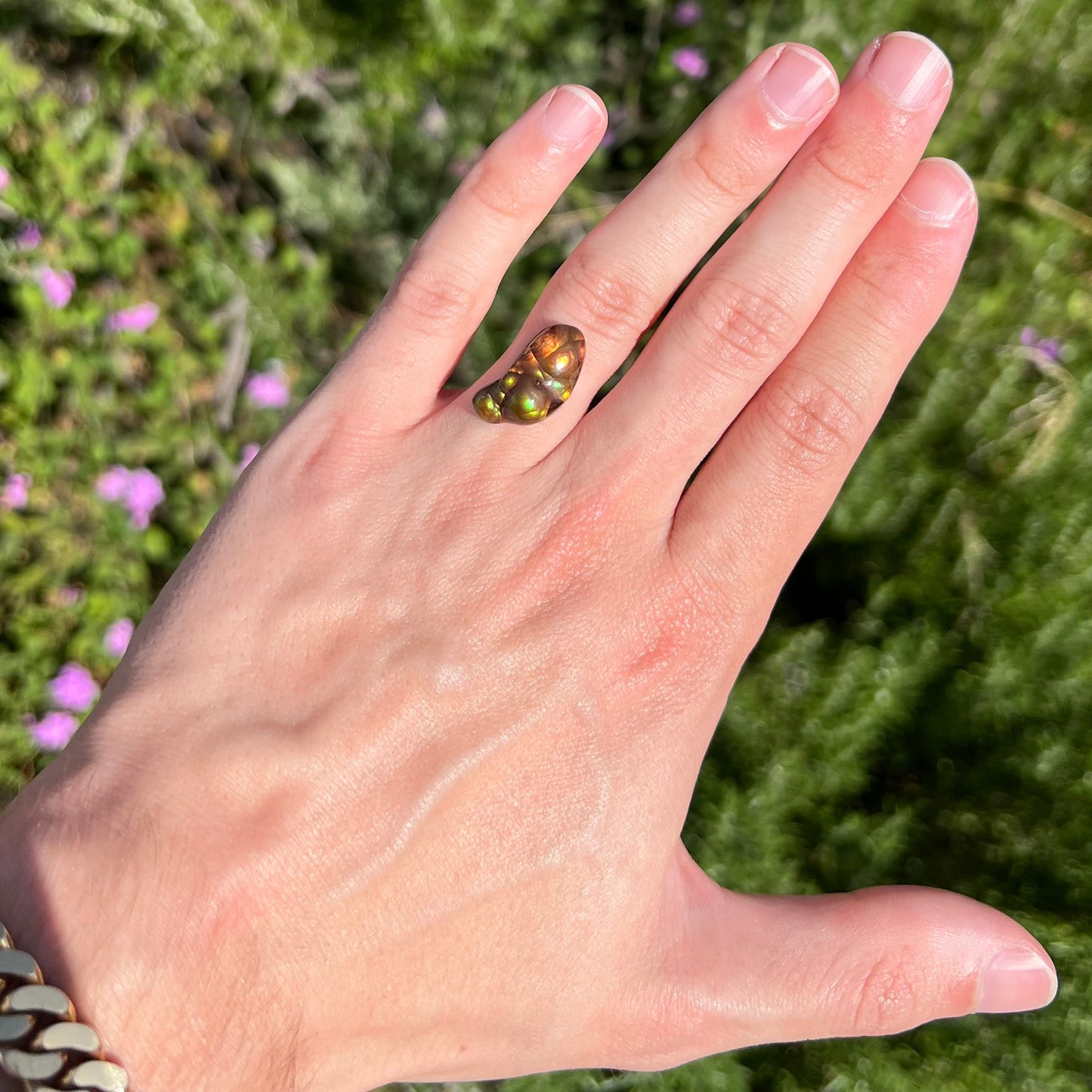 8.92ct Mexican Fire Agate, Full Color