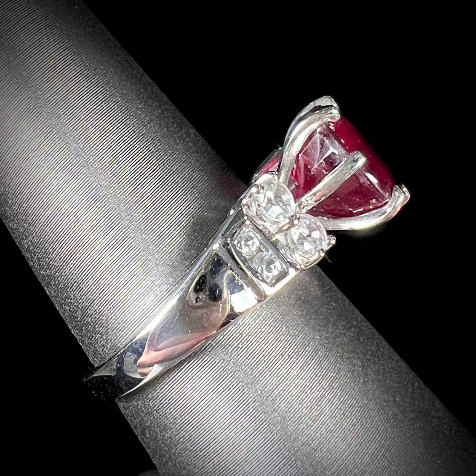 Ruby and deals zircon ring