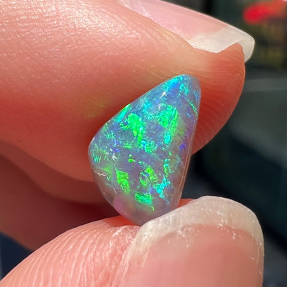 1.40ct Lightning Ridge Semi-Black Crystal Opal | #E55