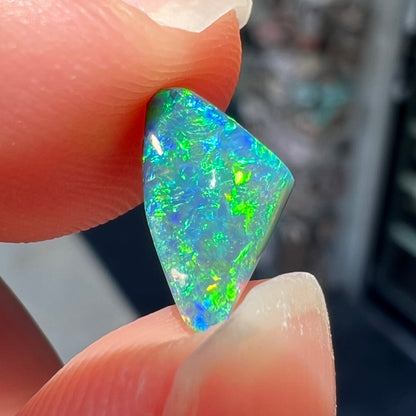 0.84ct Vivid Lightning Ridge Black Opal | #E59