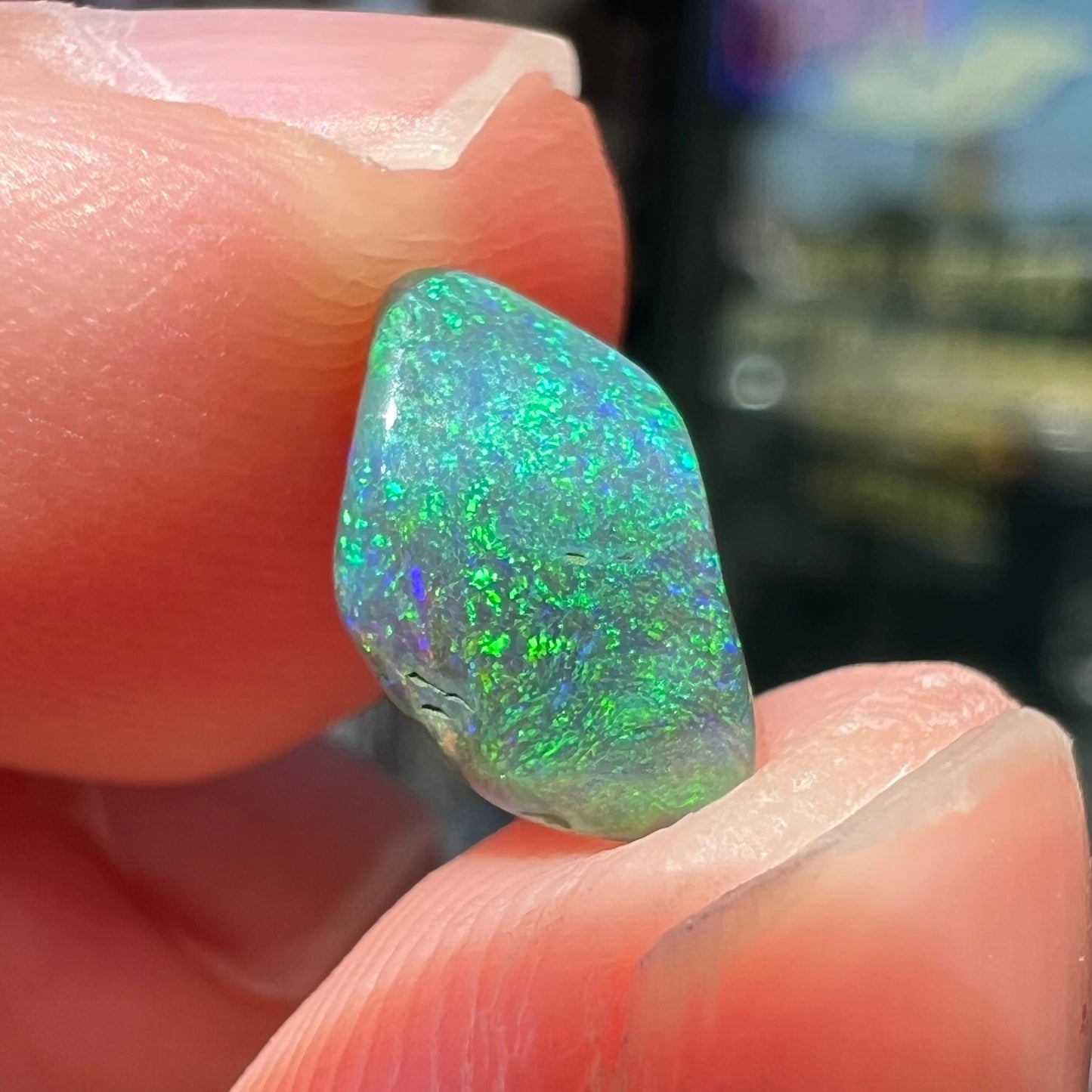 0.95ct Lightning Ridge Black Opal | #E68