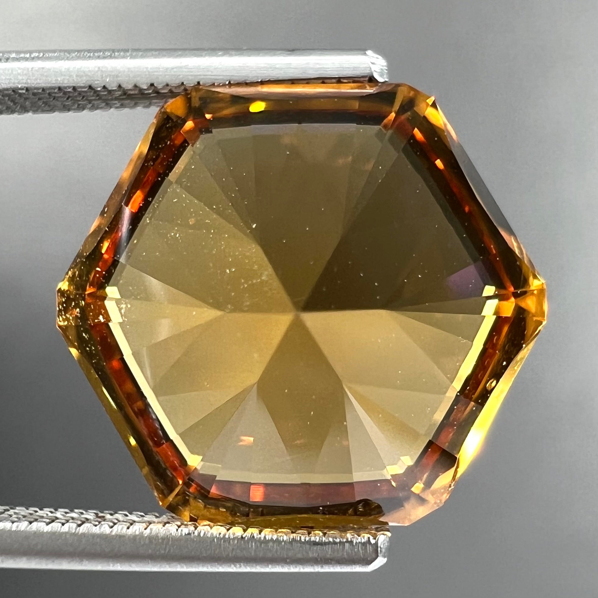 Hexagon on sale cut gemstone