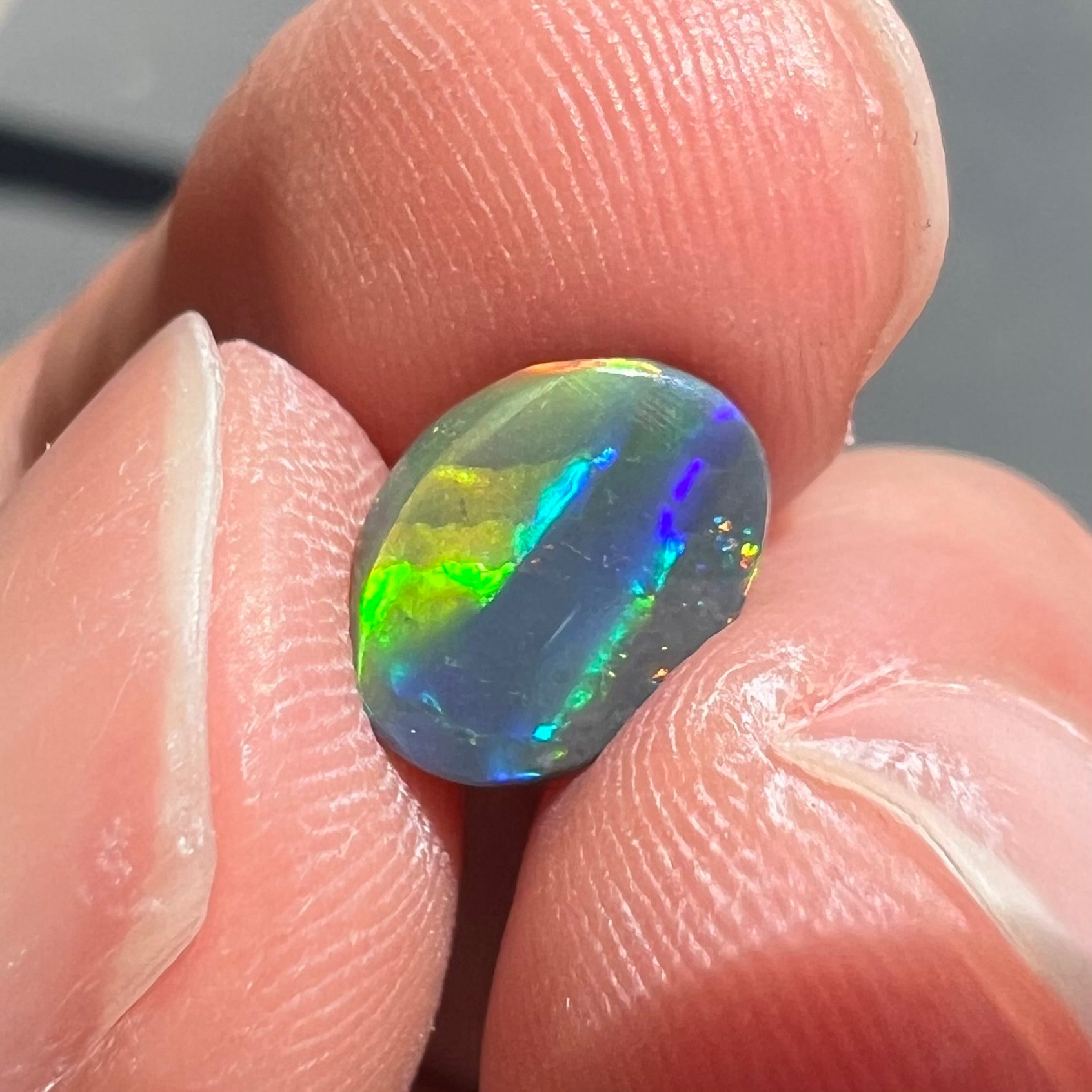 Single Cut Opal From Lightning Ridge, Black orders Opal Country - Blc01208