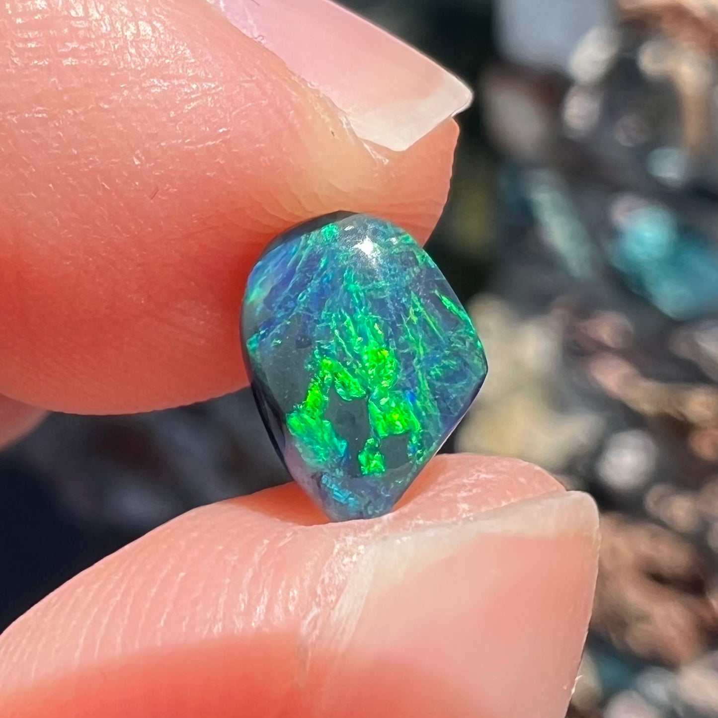 1.01ct Lightning Ridge Black Opal | #E70