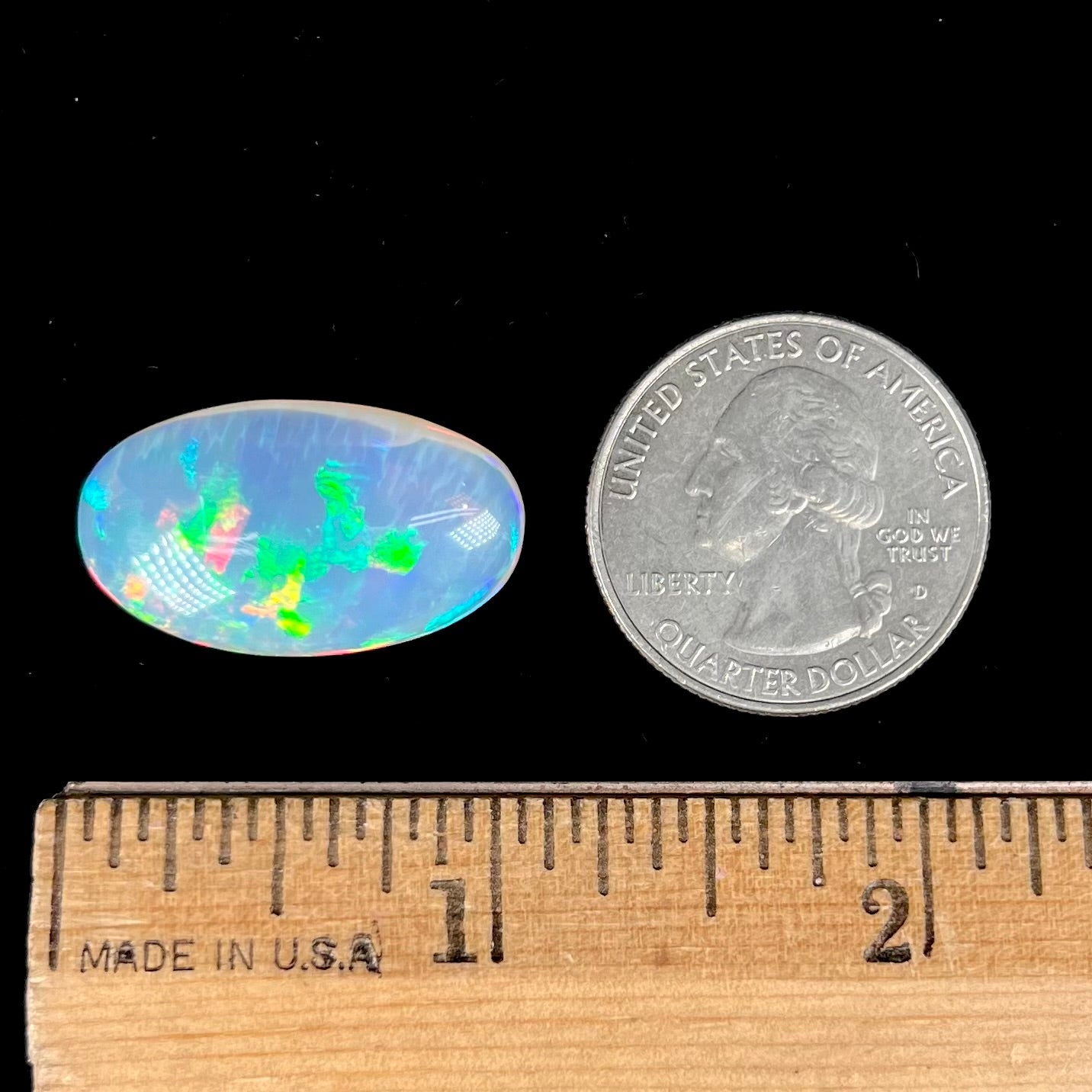 12.88ct Ethiopian Crystal Fire Opal | #E198 | "Liquid Water"