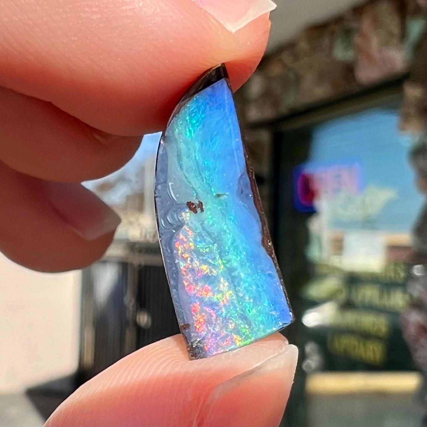 9.57ct Bull's Creek Boulder Opal | #E181 | "The Rainbow Collection"