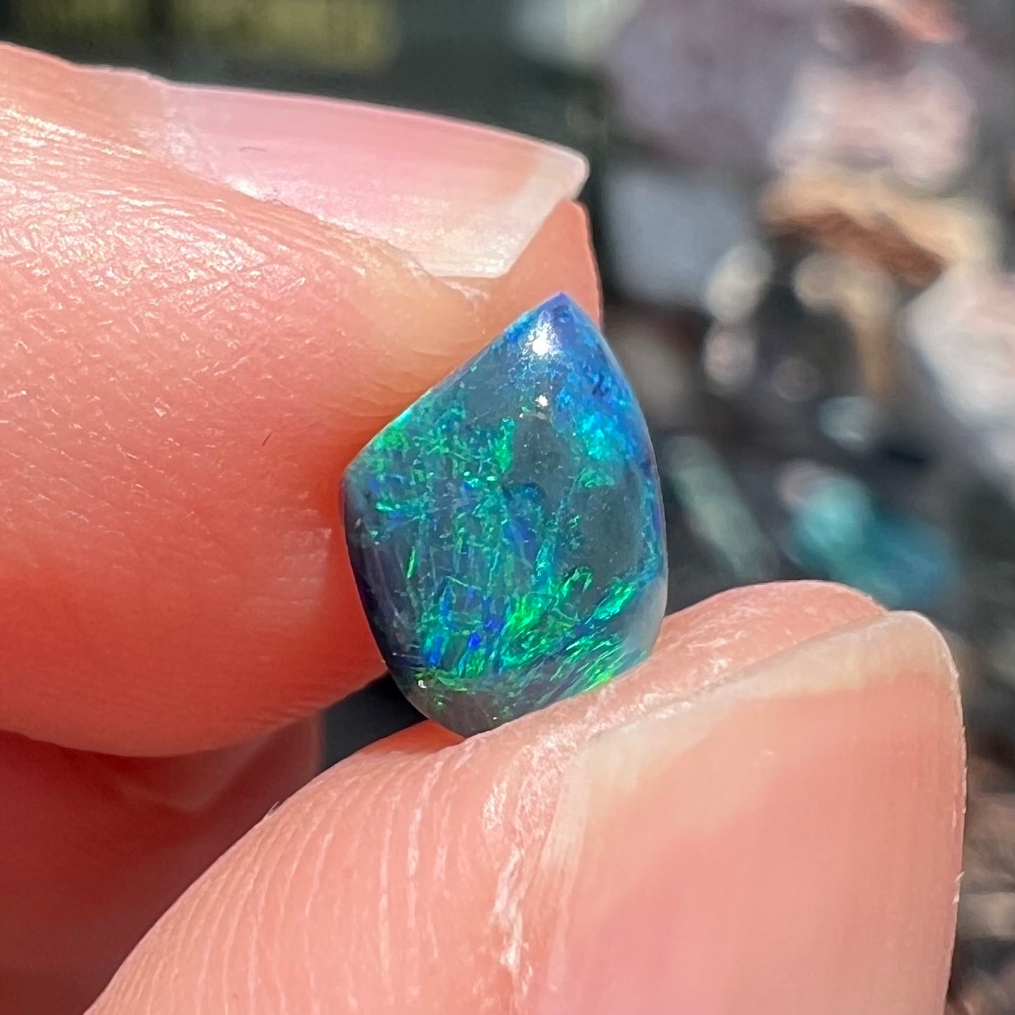 1.01ct Lightning Ridge Black Opal | #E70