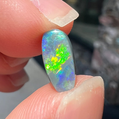 1.37ct Lightning Ridge Semi-Black Opal | #E61