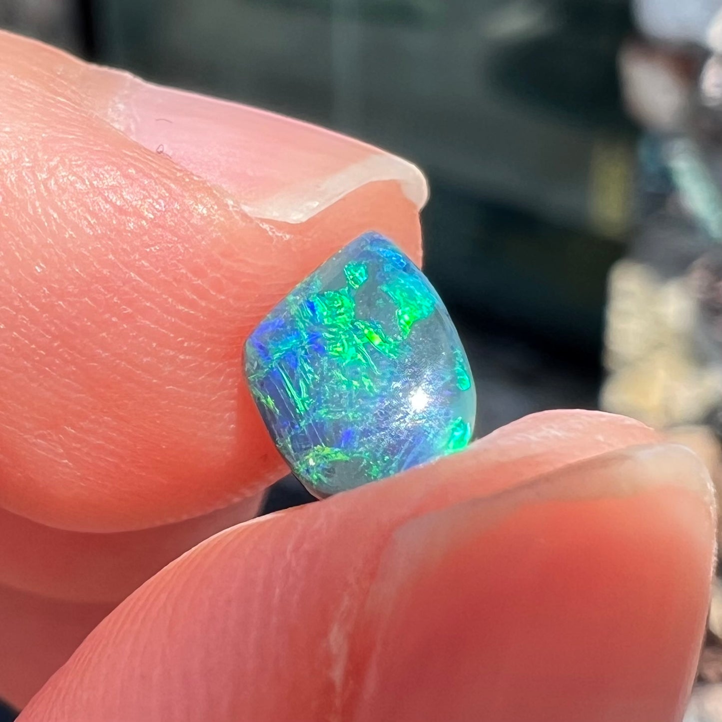 1.01ct Lightning Ridge Black Opal | #E70